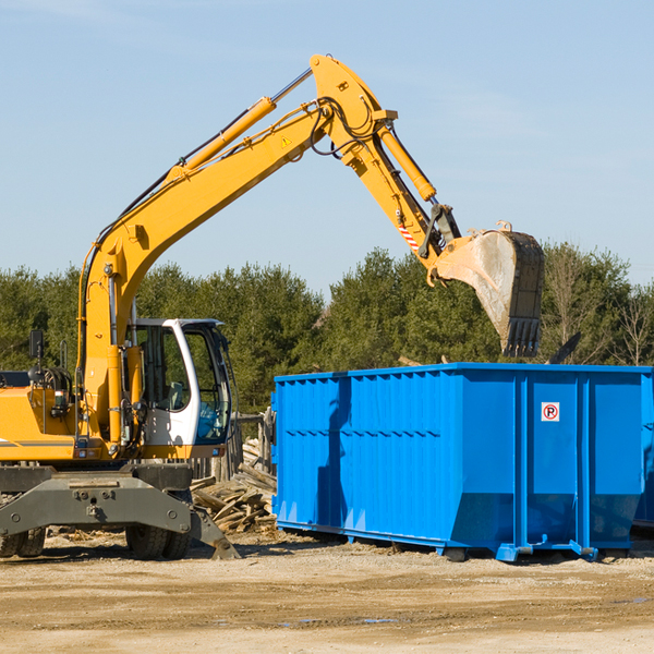 is there a minimum or maximum amount of waste i can put in a residential dumpster in Edison